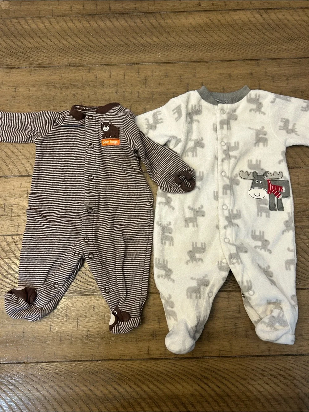 Newborn Baby Boy footie pajamas